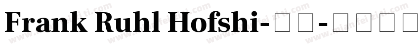 Frank Ruhl Hofshi-普通字体转换